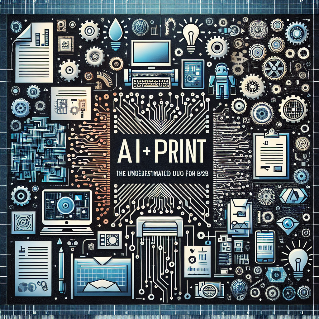IA + print : le duo sous-estimé pour le B2B